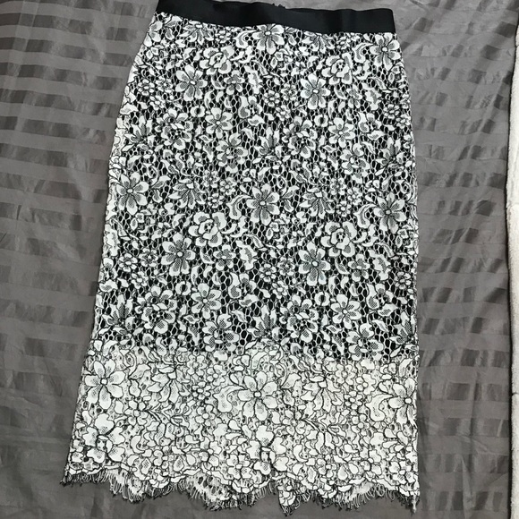 Express Dresses & Skirts - Express black & white pencil skirt.  Never Worn.